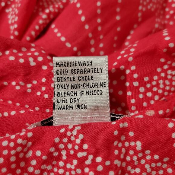 Vtg 90s Y2K JBS Ltd Shell Button Floral Smocked Maxi Dress Size 14 Pink Fairy - Picture 9 of 10